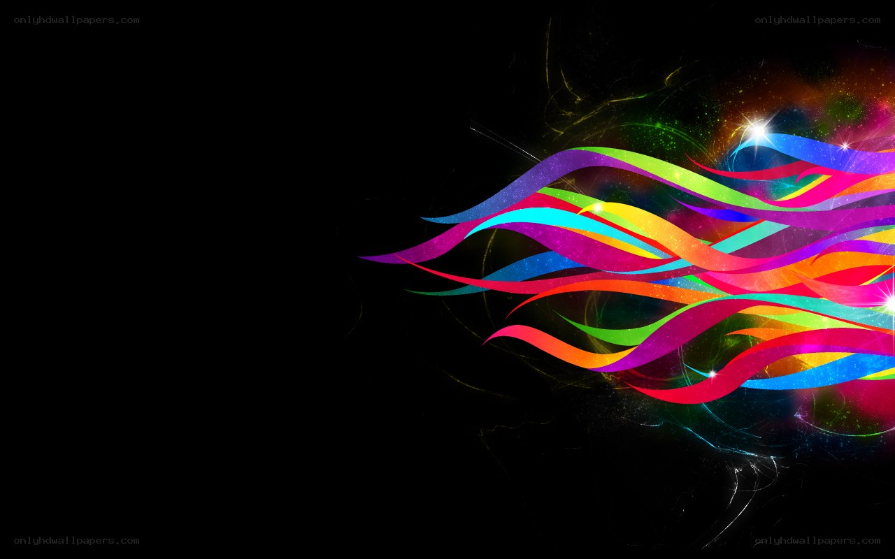 colorful abstract wave design