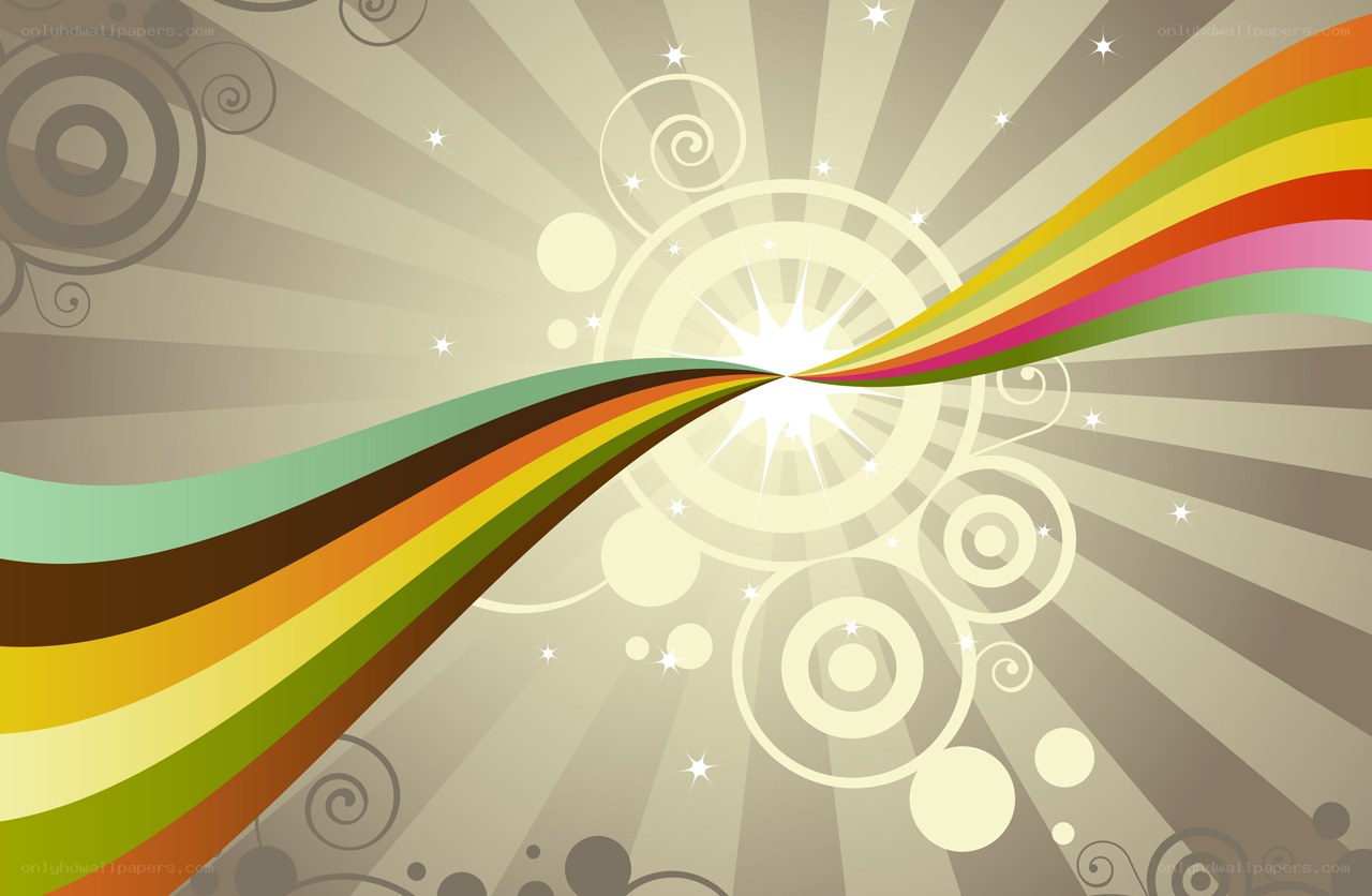 colorful abstract wave design