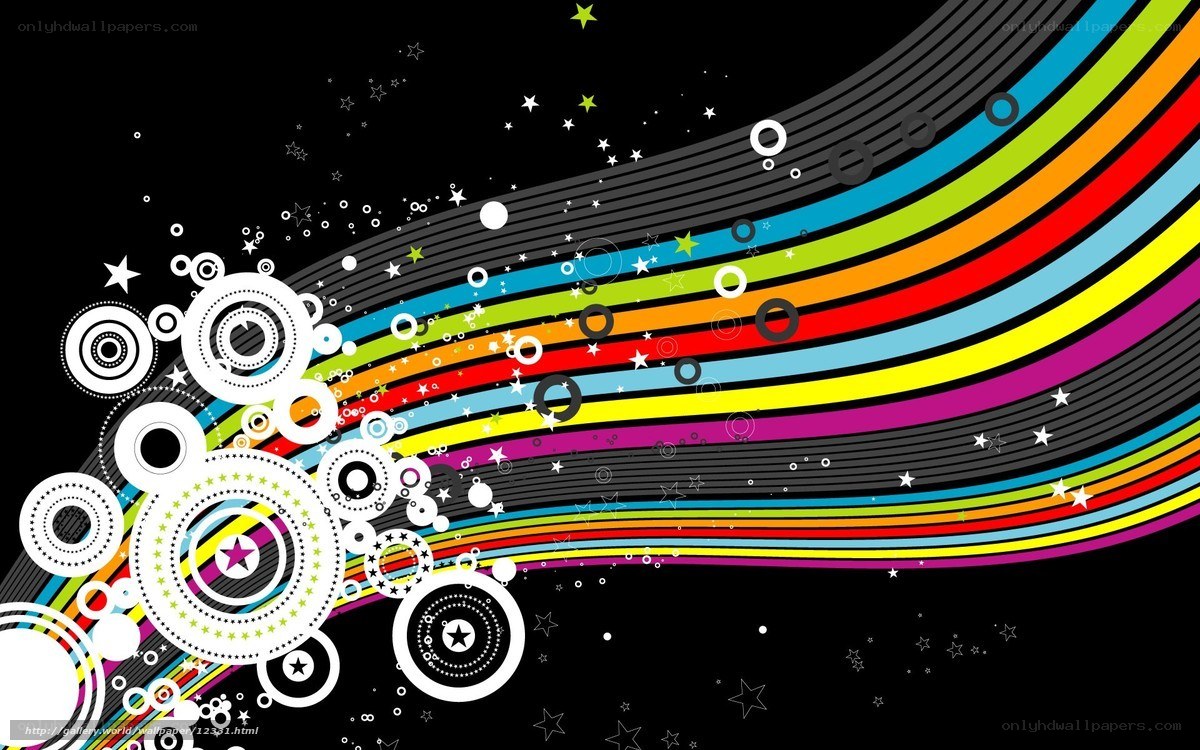 colorful abstract wave design