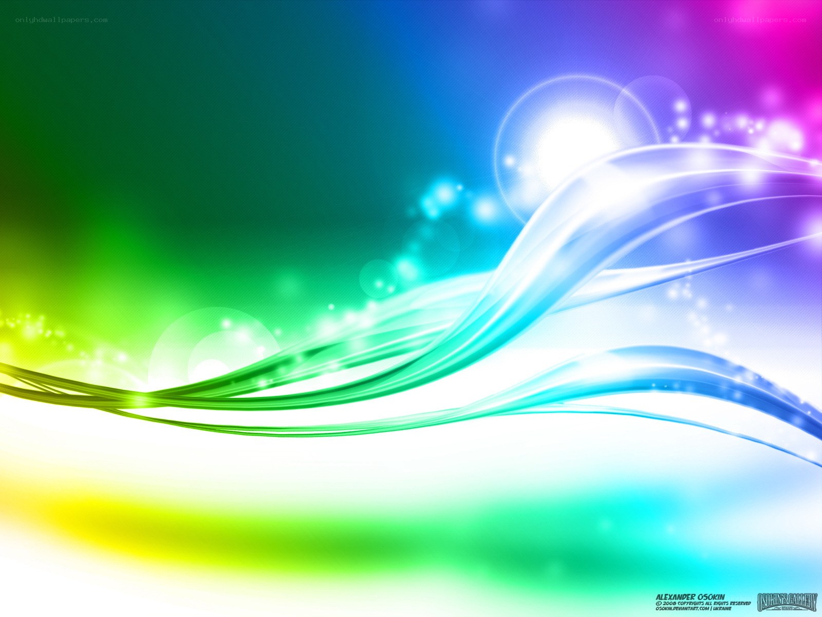 colorful abstract wave design