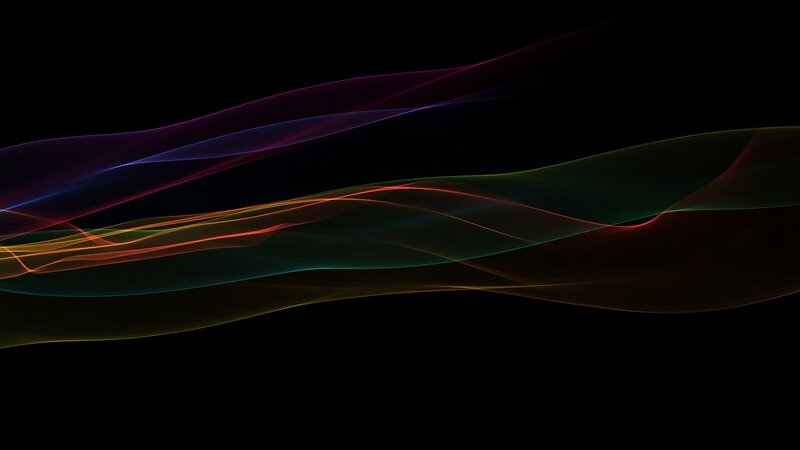 Colorful abstract wave design