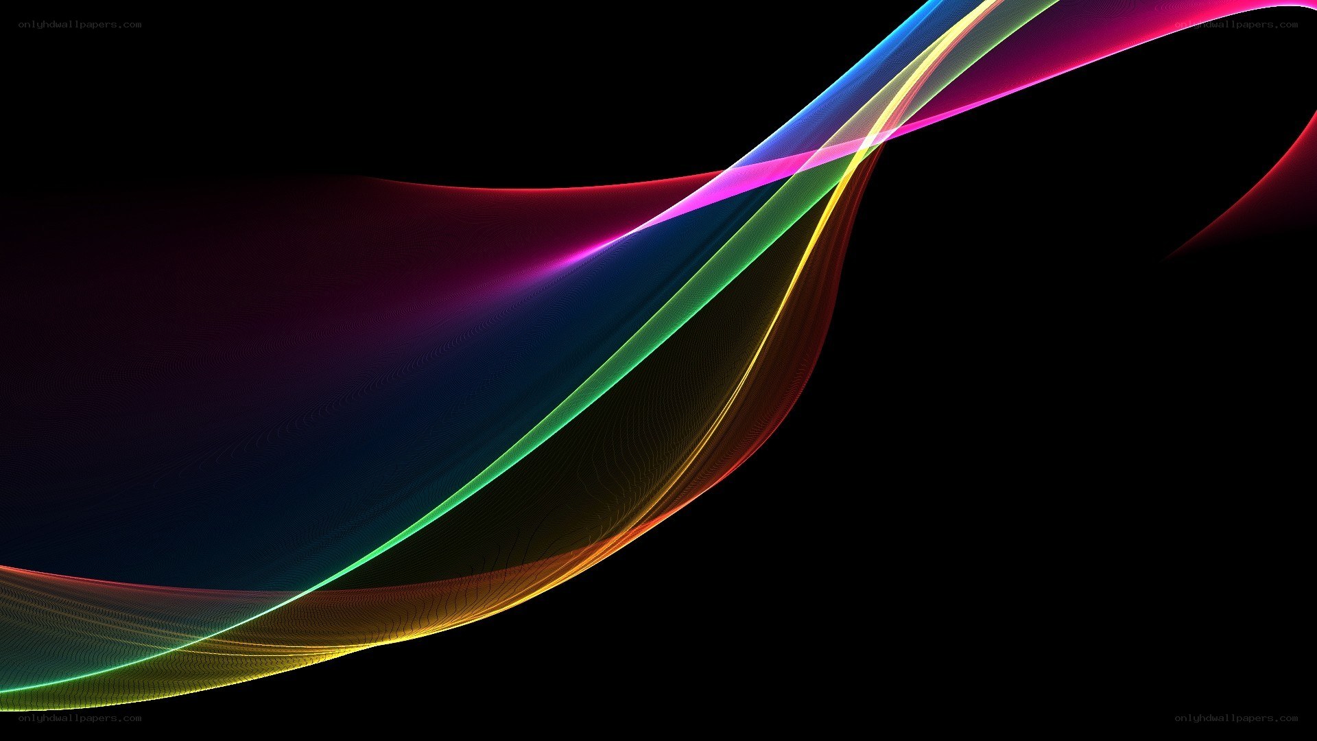 Colorful abstract wave design