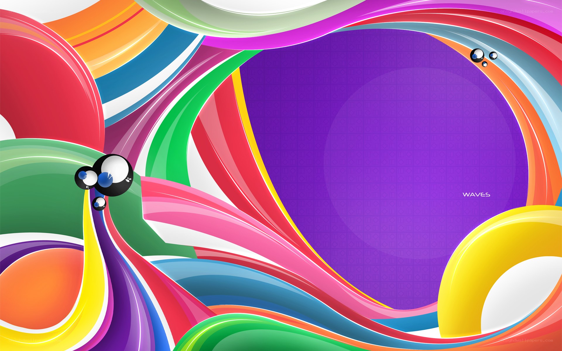 colorful abstract wave design