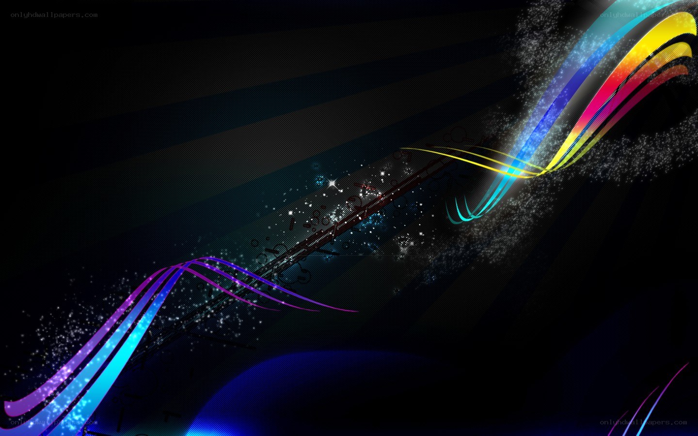 colorful abstract wave design