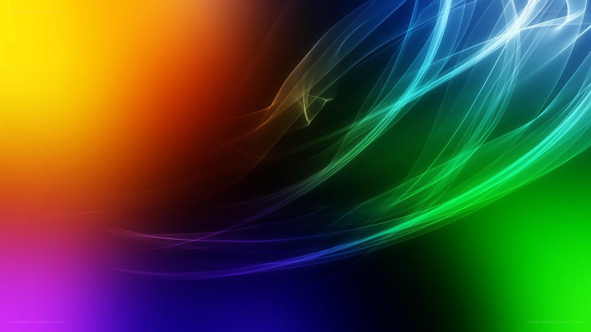 colorful abstract wave design