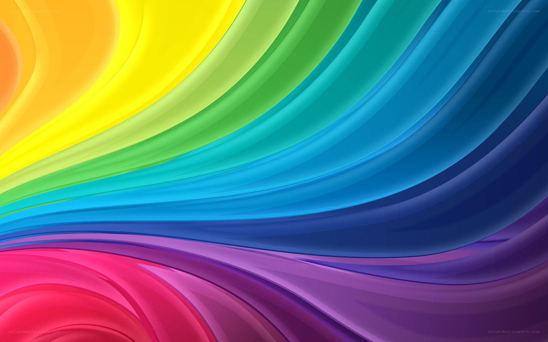 Colorful abstract wave design