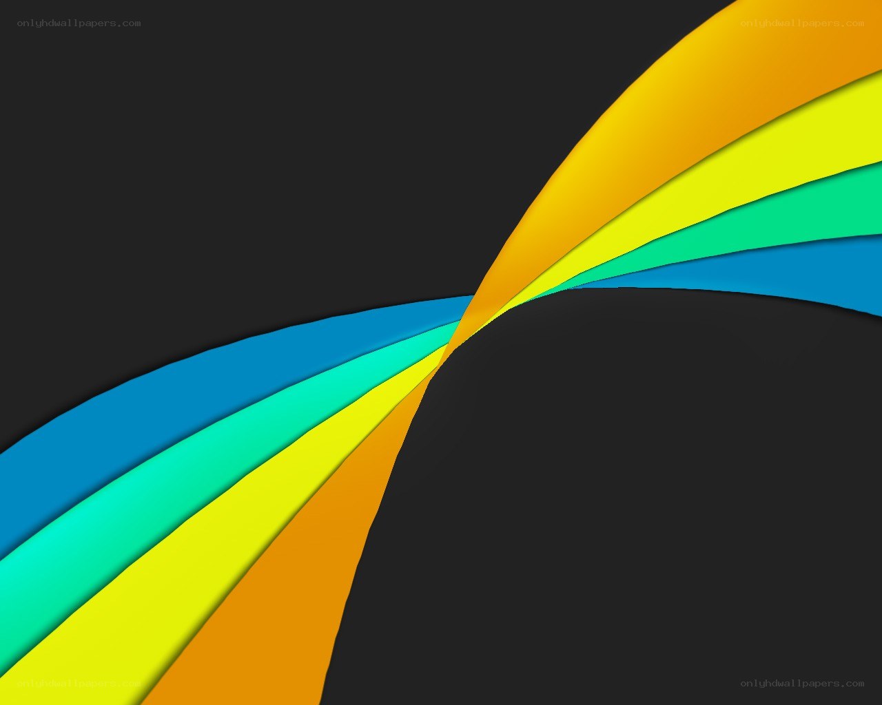 Colorful abstract wave design