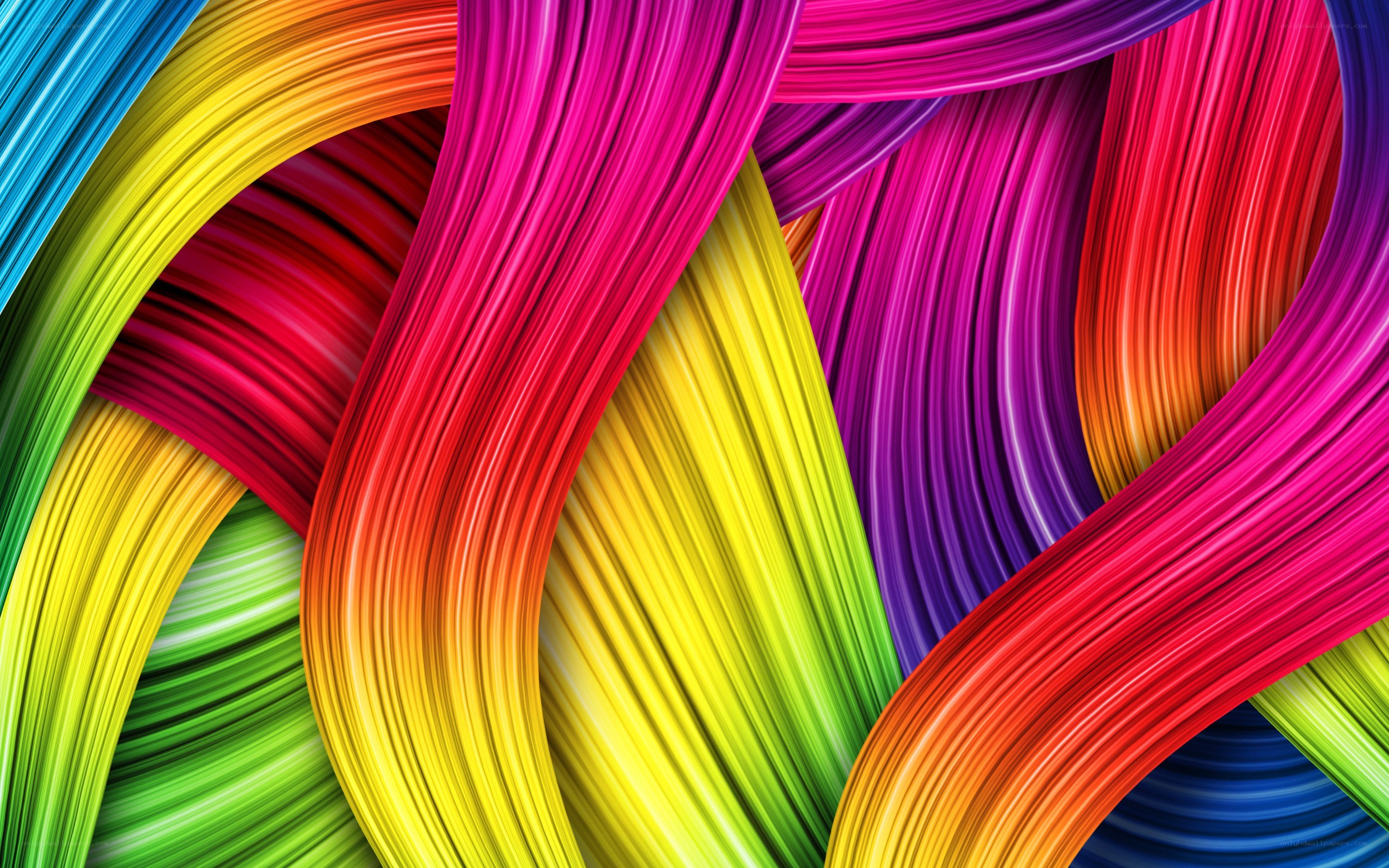 Colorful abstract wave design