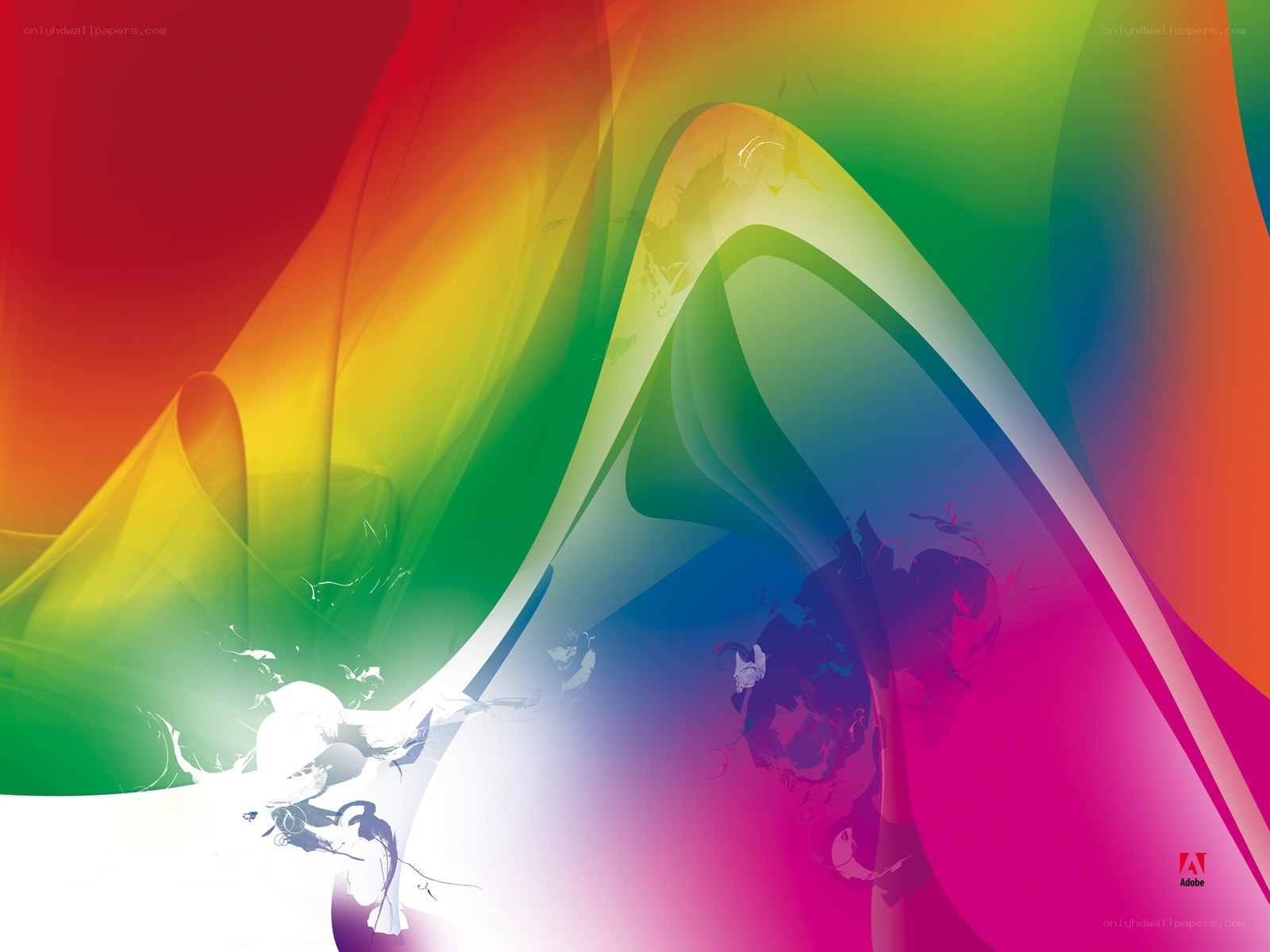 colorful abstract wave design