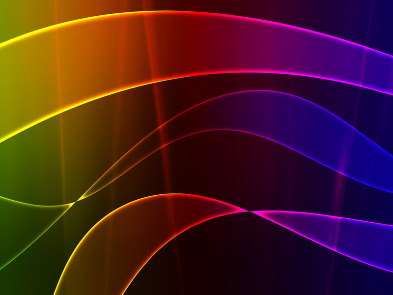 colorful abstract wave lines