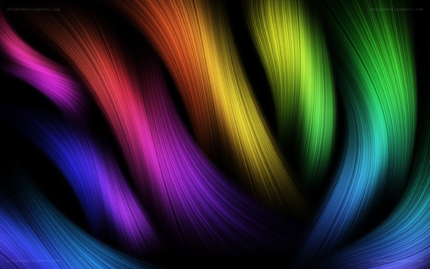 Colorful abstract wave pattern