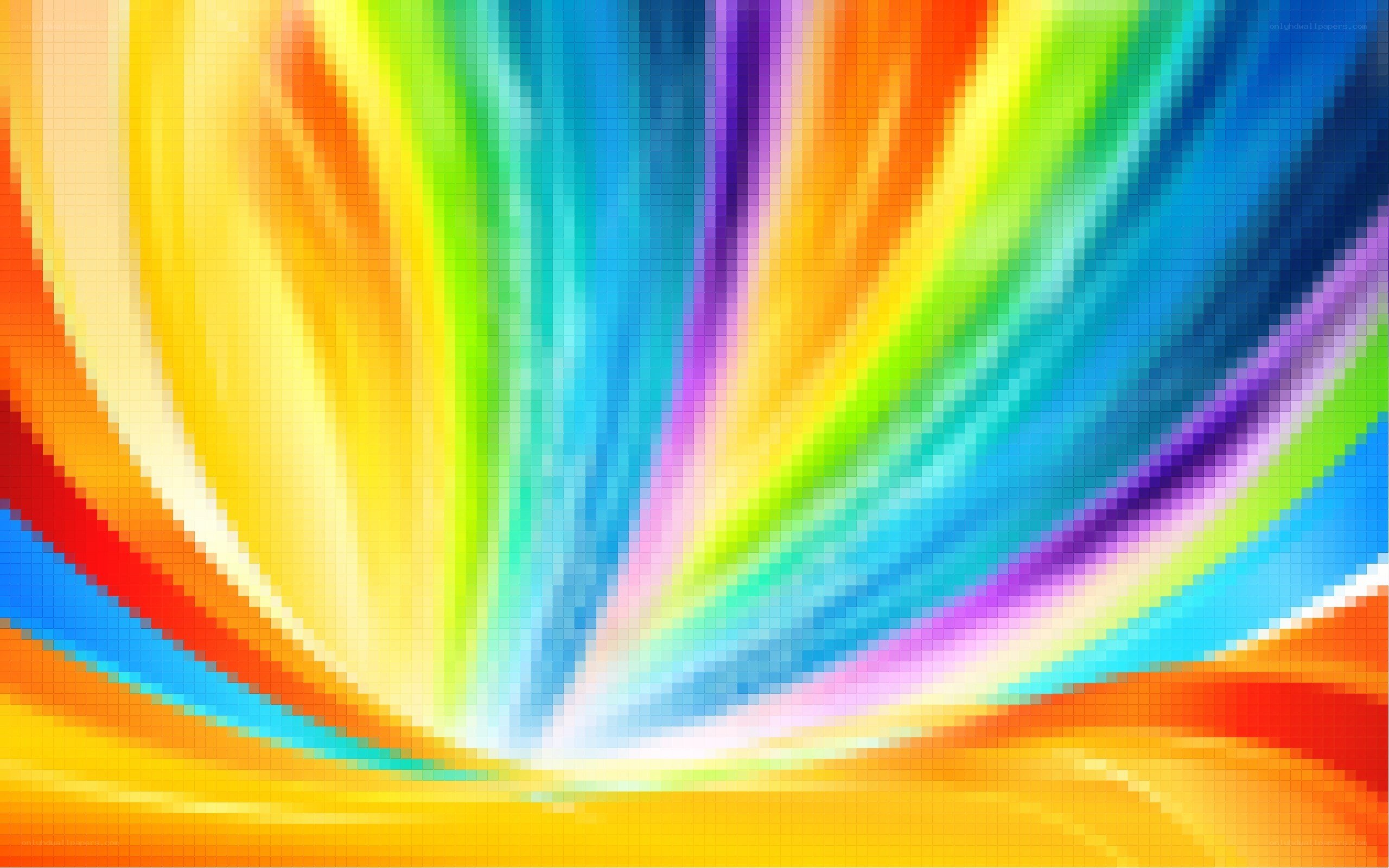 colorful abstract wave pattern