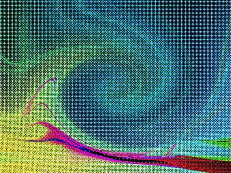 Colorful abstract wave pattern