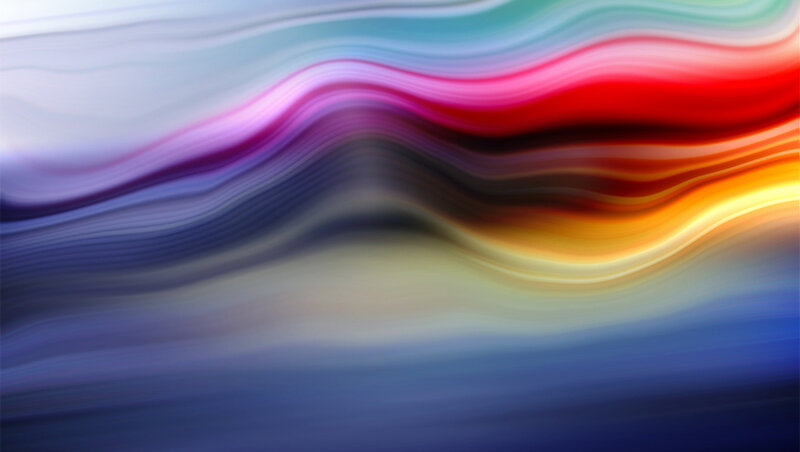 Colorful abstract wave pattern