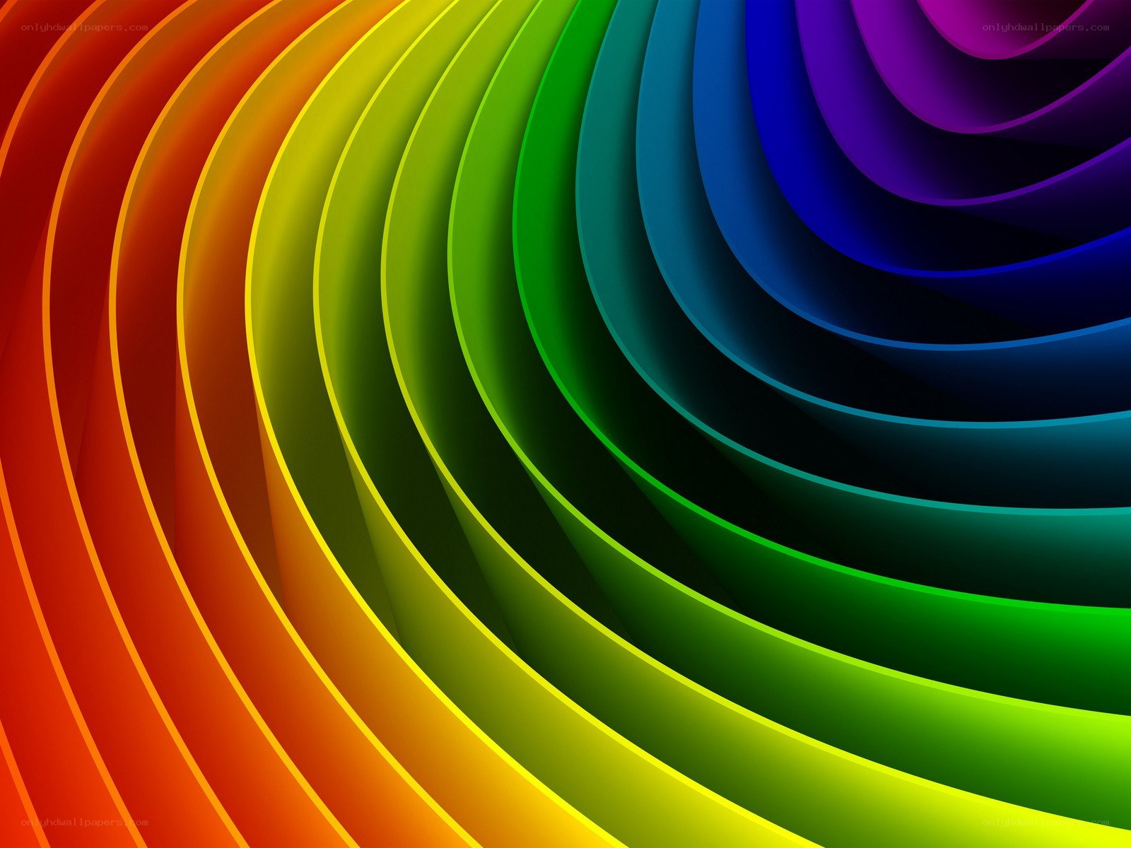 Colorful abstract wave pattern