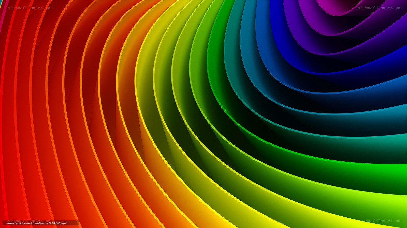 Colorful abstract wave pattern