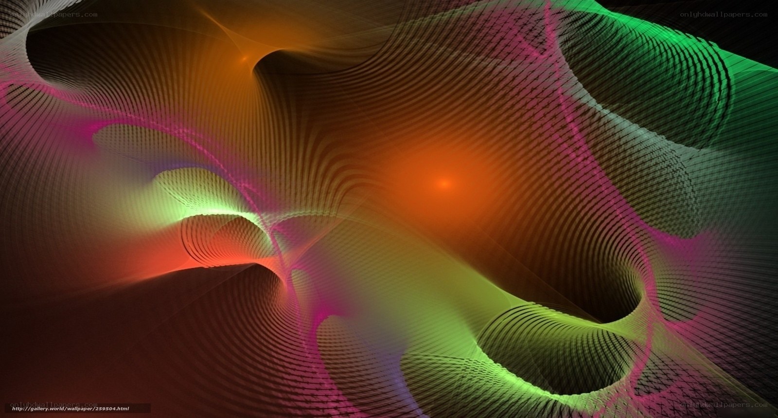 Colorful abstract wave pattern
