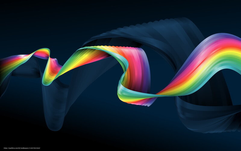 Colorful abstract wave