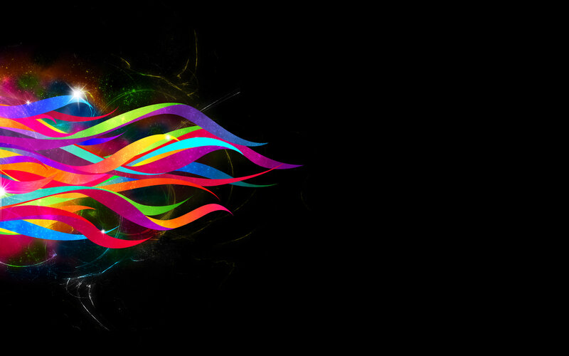 colorful abstract waves
