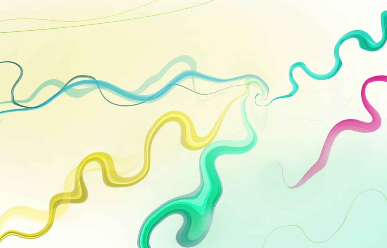 Colorful abstract waves