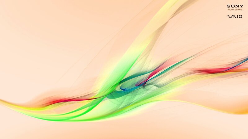 Colorful Abstract Waves — Green, Calm, Logo
