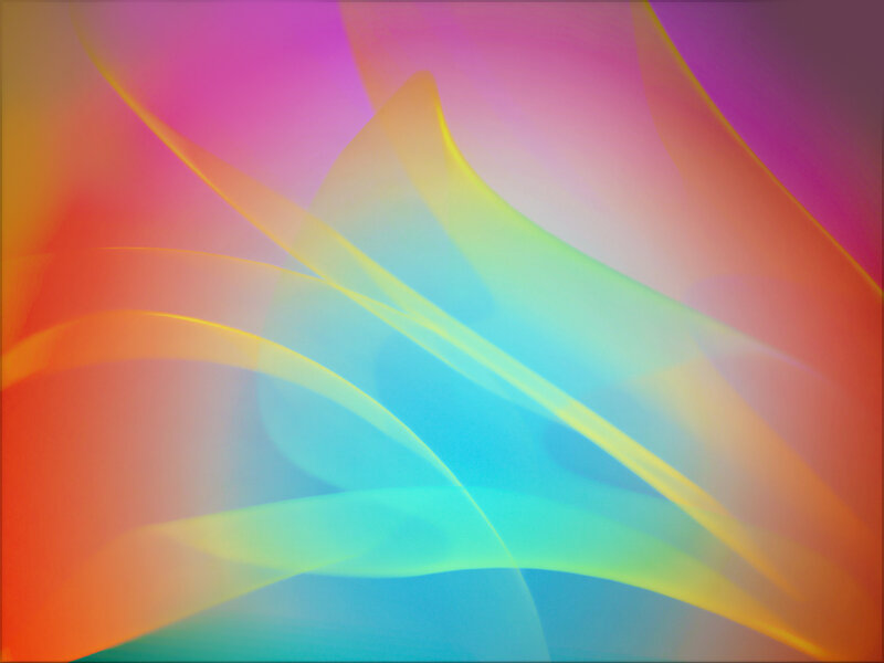 Colorful Abstract Waves — Pink