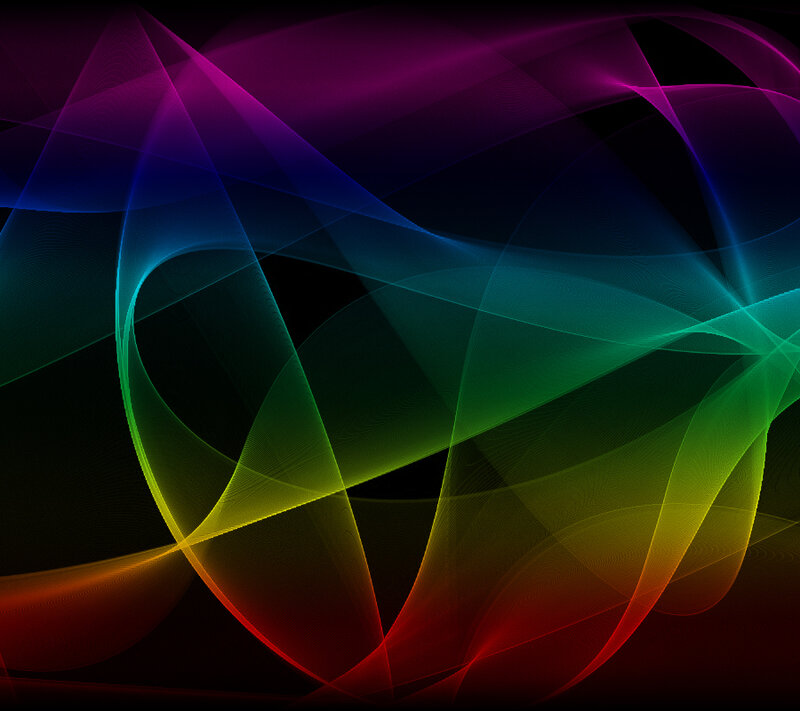 Colorful Abstract Waves — Purple