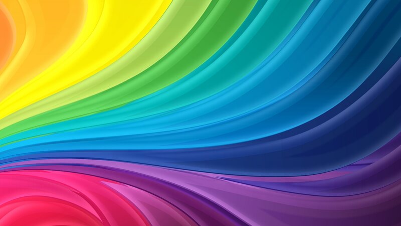 Colorful Abstract Waves — Red