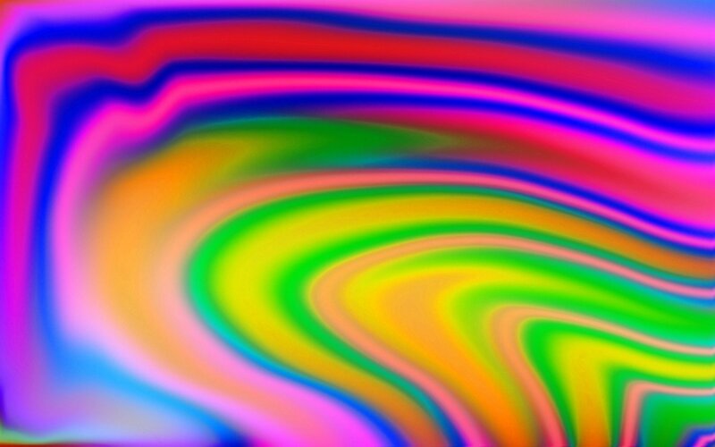 Colorful Abstract Waves — Red, Vibrant, Colors