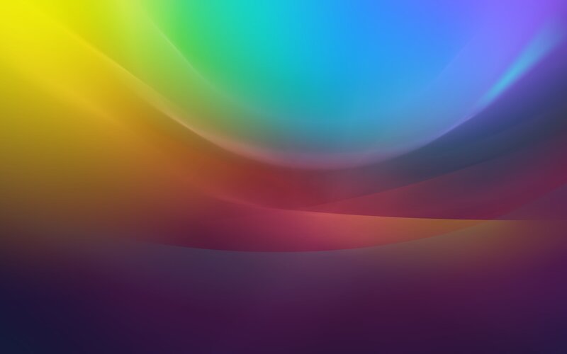 Colorful Abstract Waves — Yellow, Calm