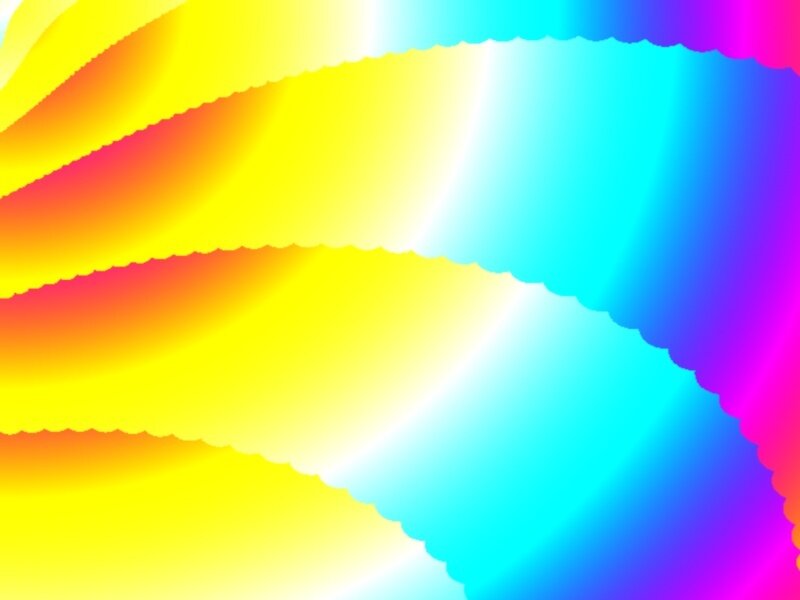 Colorful Abstract Waves — Yellow, Vibrant, Gradient