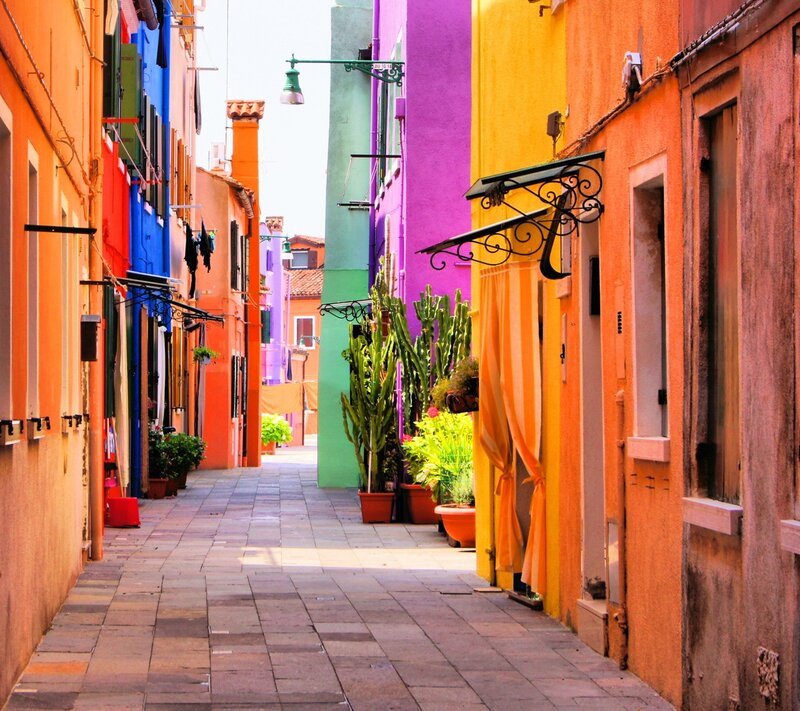 Colorful Alleyway