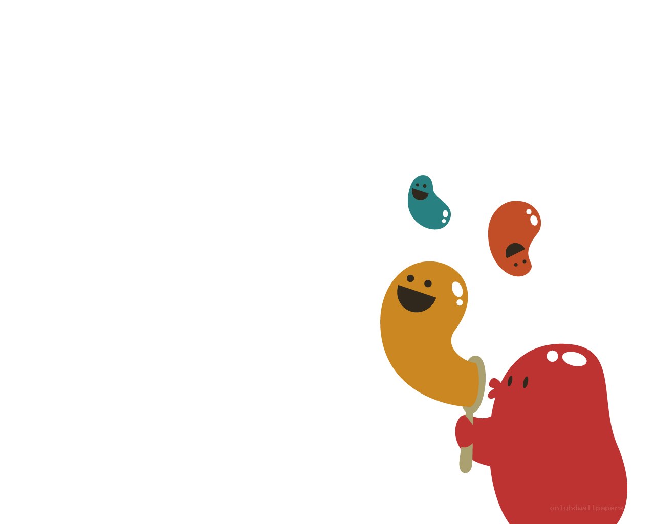 colorful animal characters