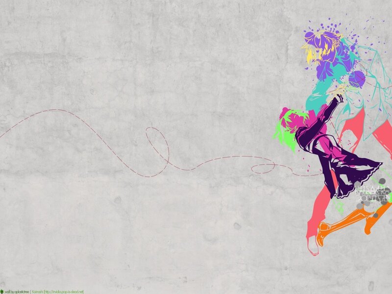 colorful anime character art