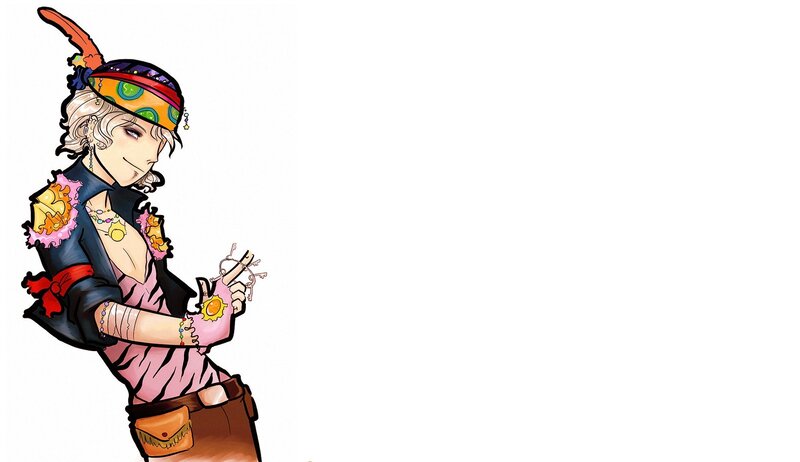 colorful anime character illustration