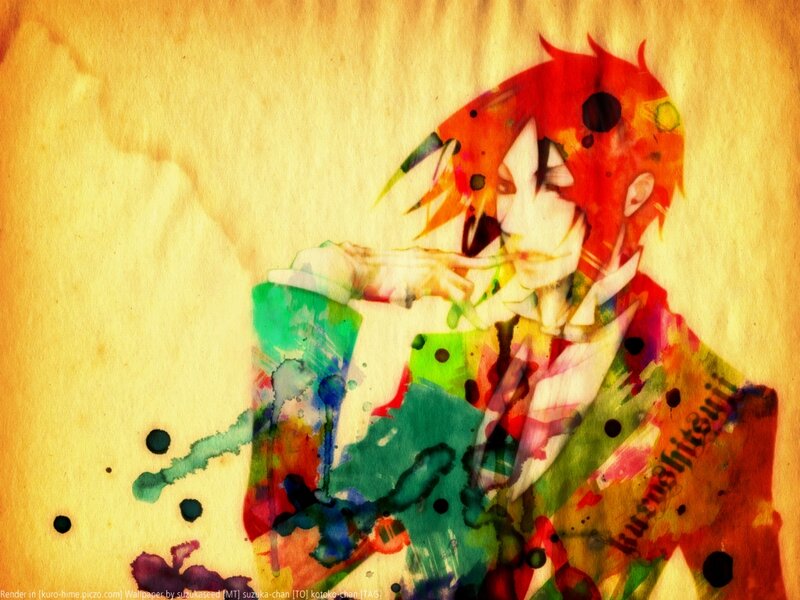 colorful anime character portrait