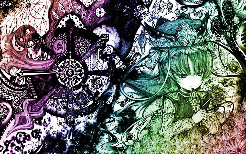 colorful anime fantasy art