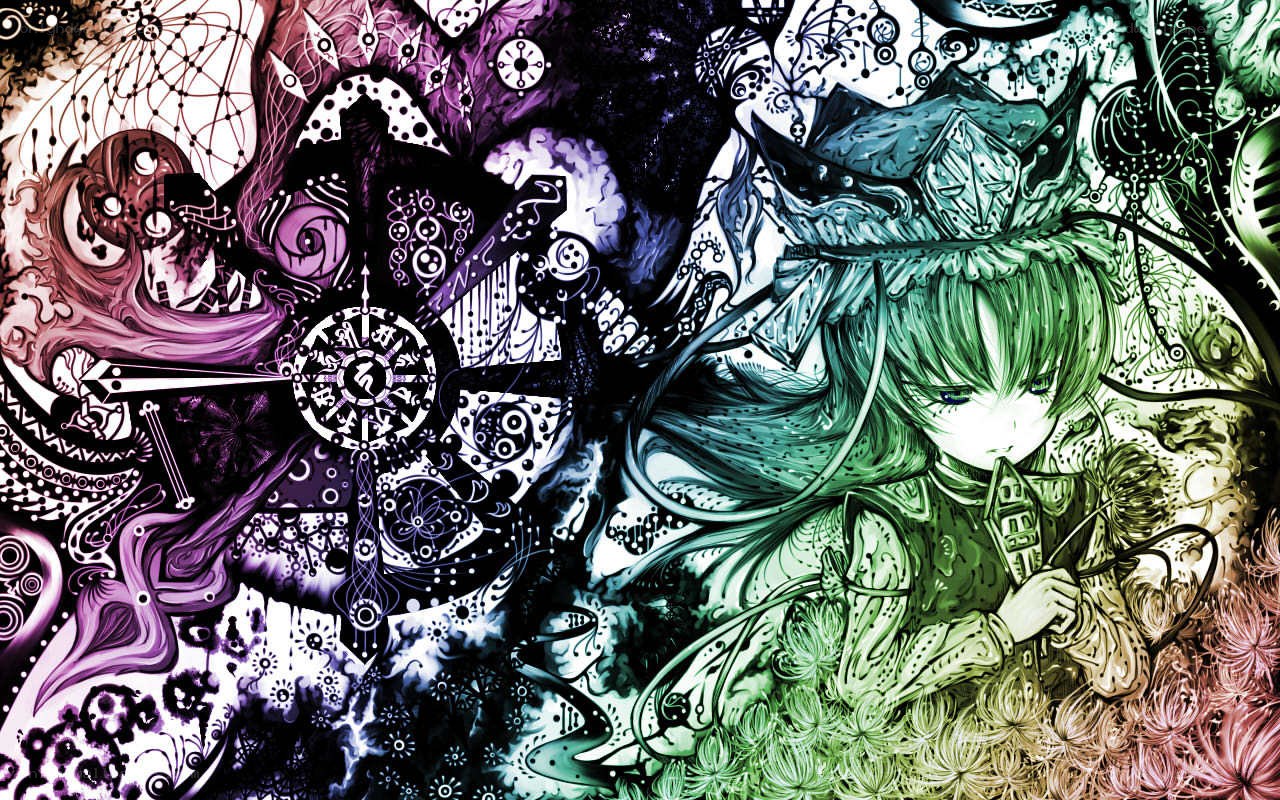 colorful anime fantasy art