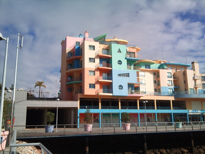 Colorful Apartment Building