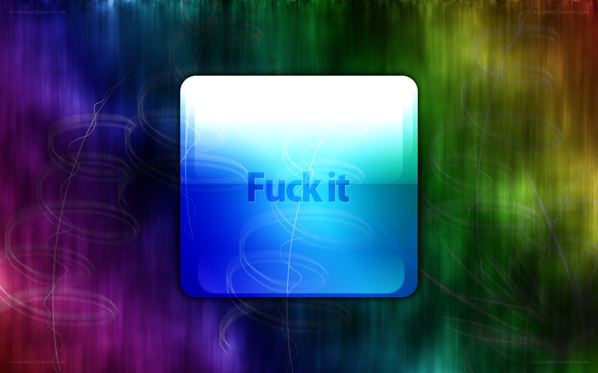 colorful app icon with text