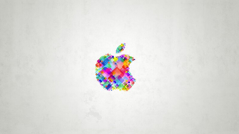 colorful apple logo