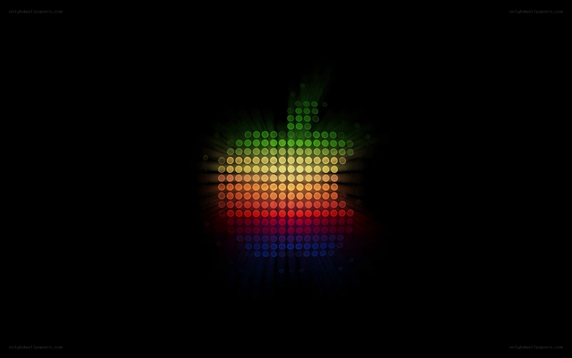 Colorful Apple logo design