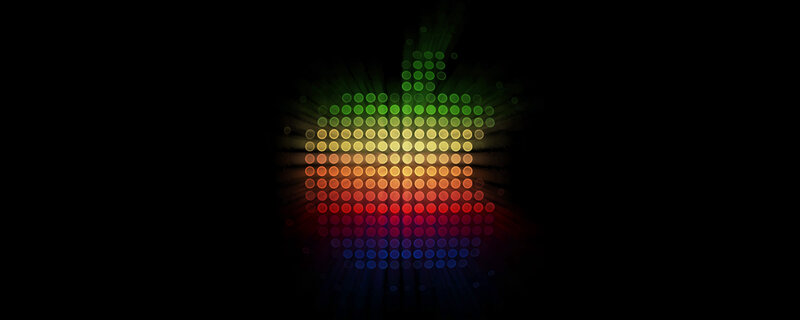 colorful apple logo