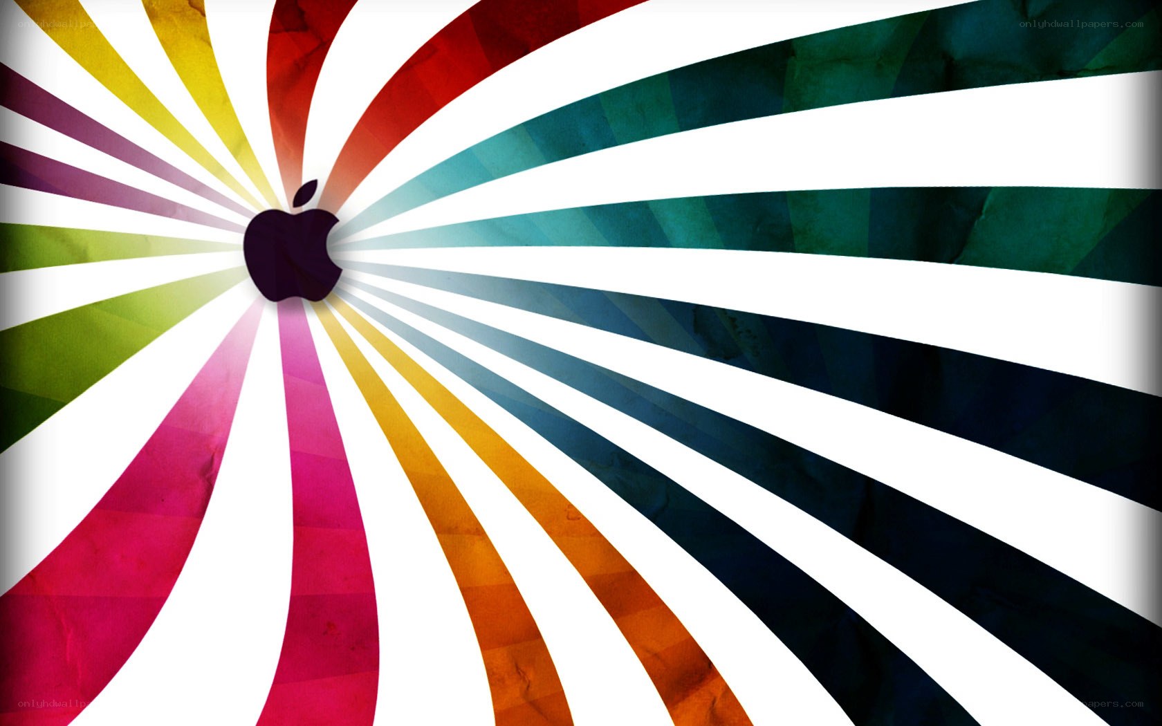 colorful apple logo wallpaper
