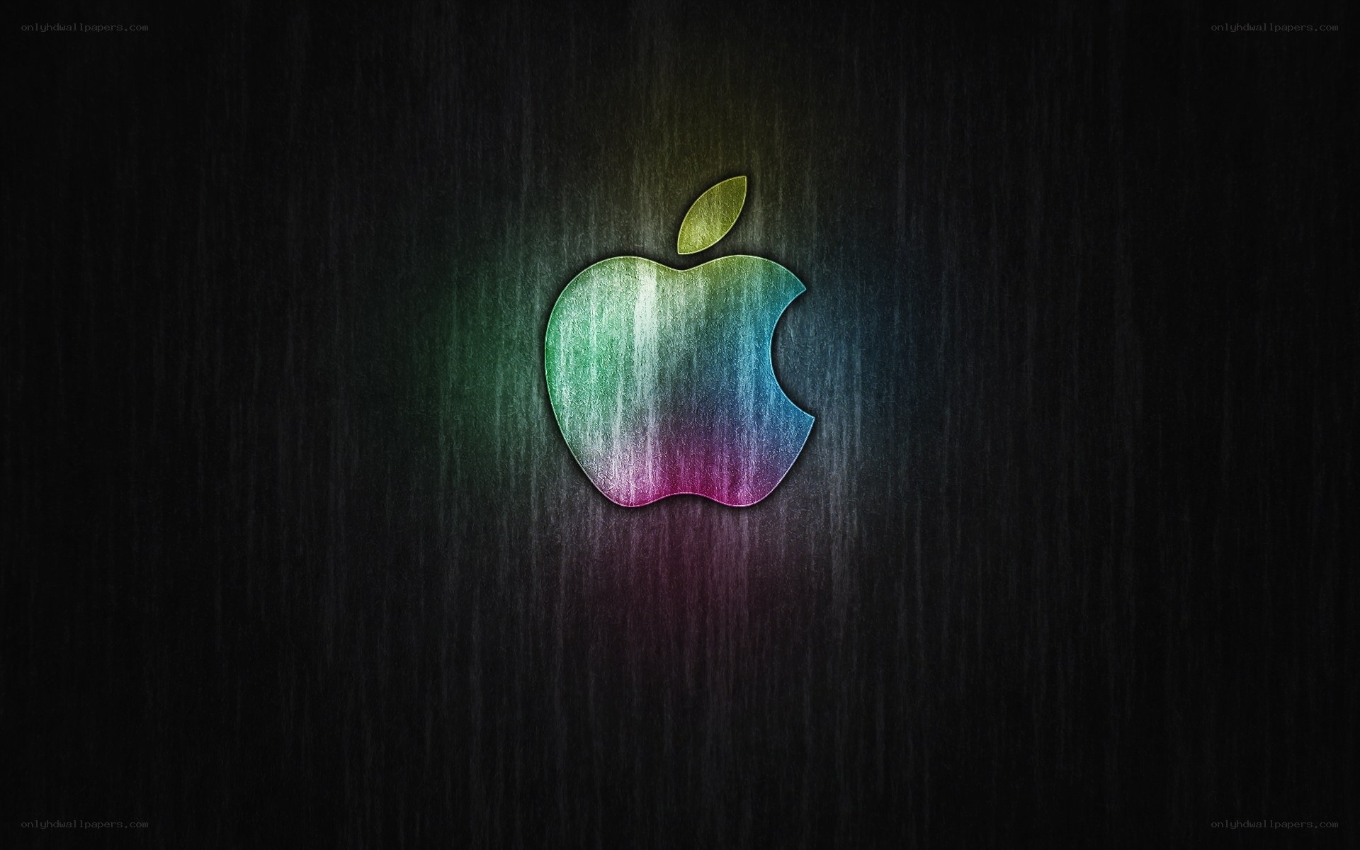 colorful apple logo wallpaper
