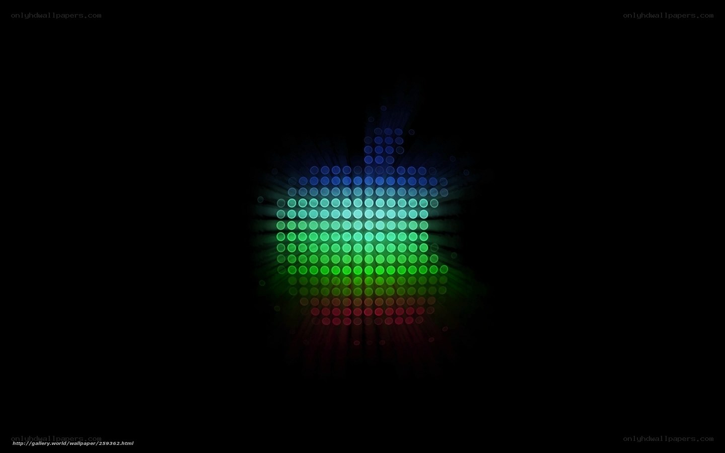 colorful apple logo wallpaper