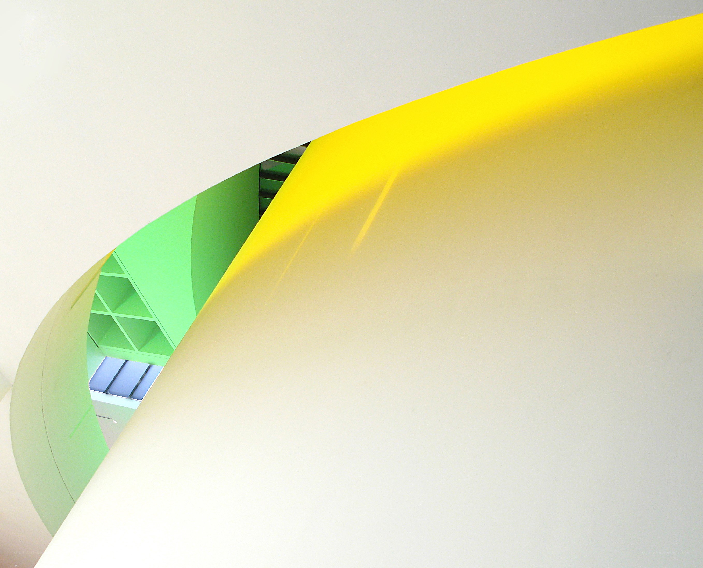 Colorful architectural curves