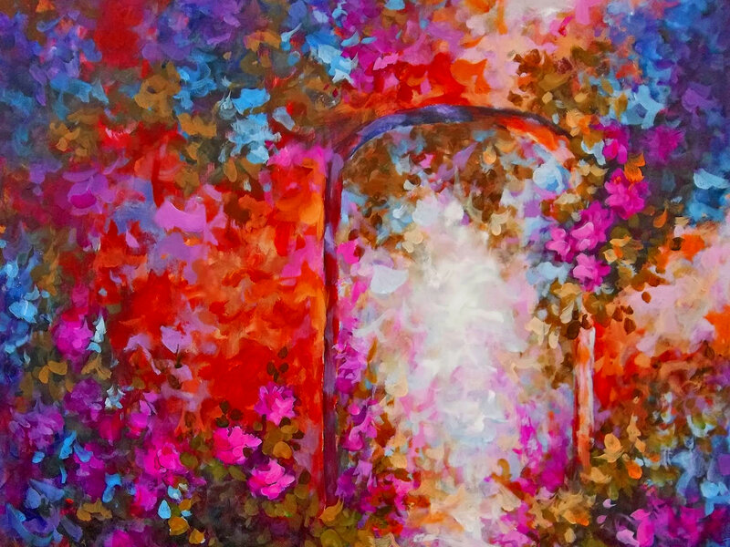 Colorful Archway Painting