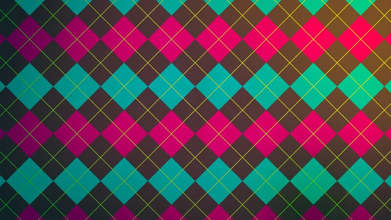colorful argyle pattern
