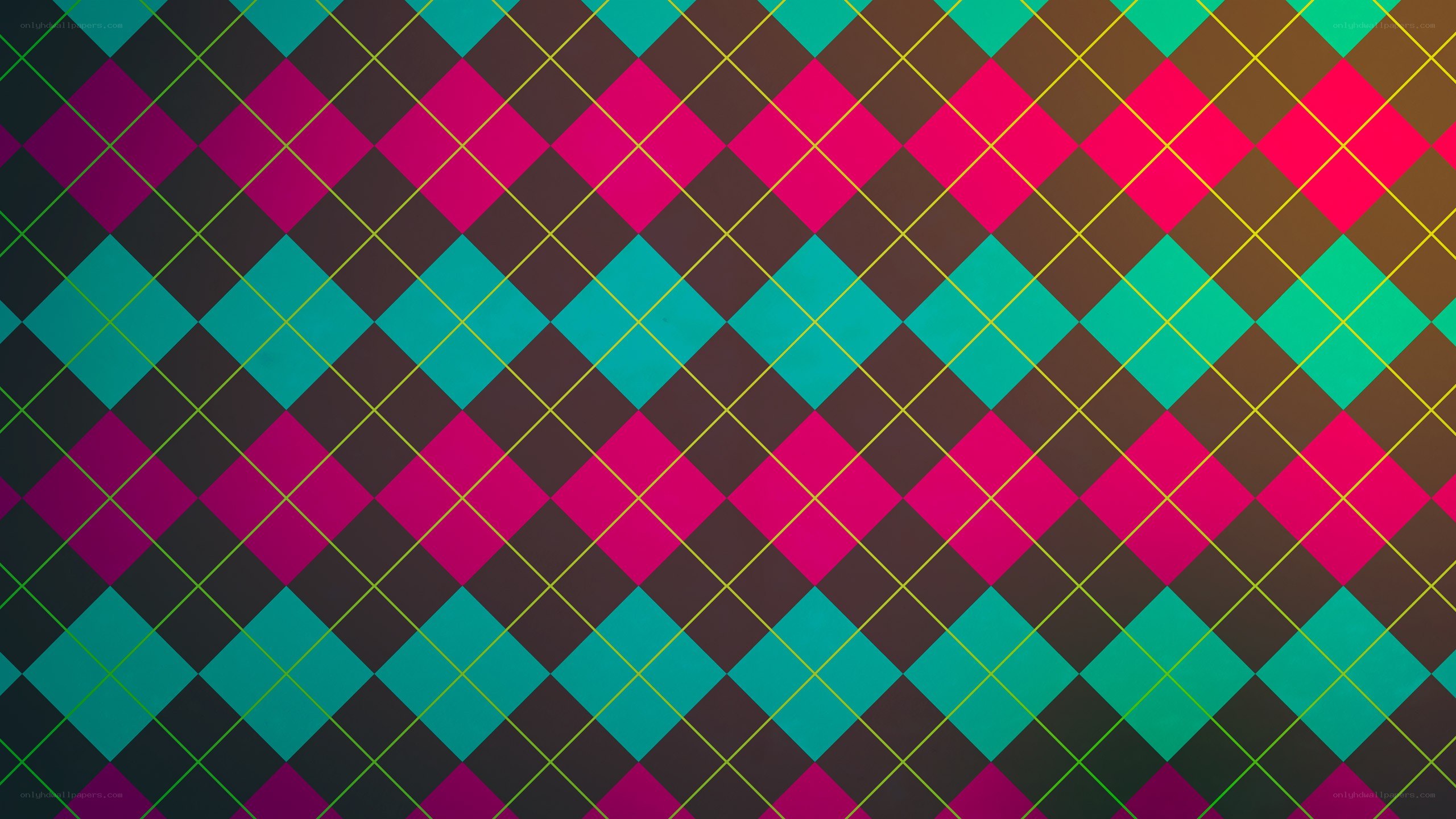 colorful argyle pattern